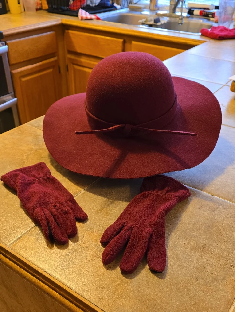 No Brand Wool Hat And Gloves